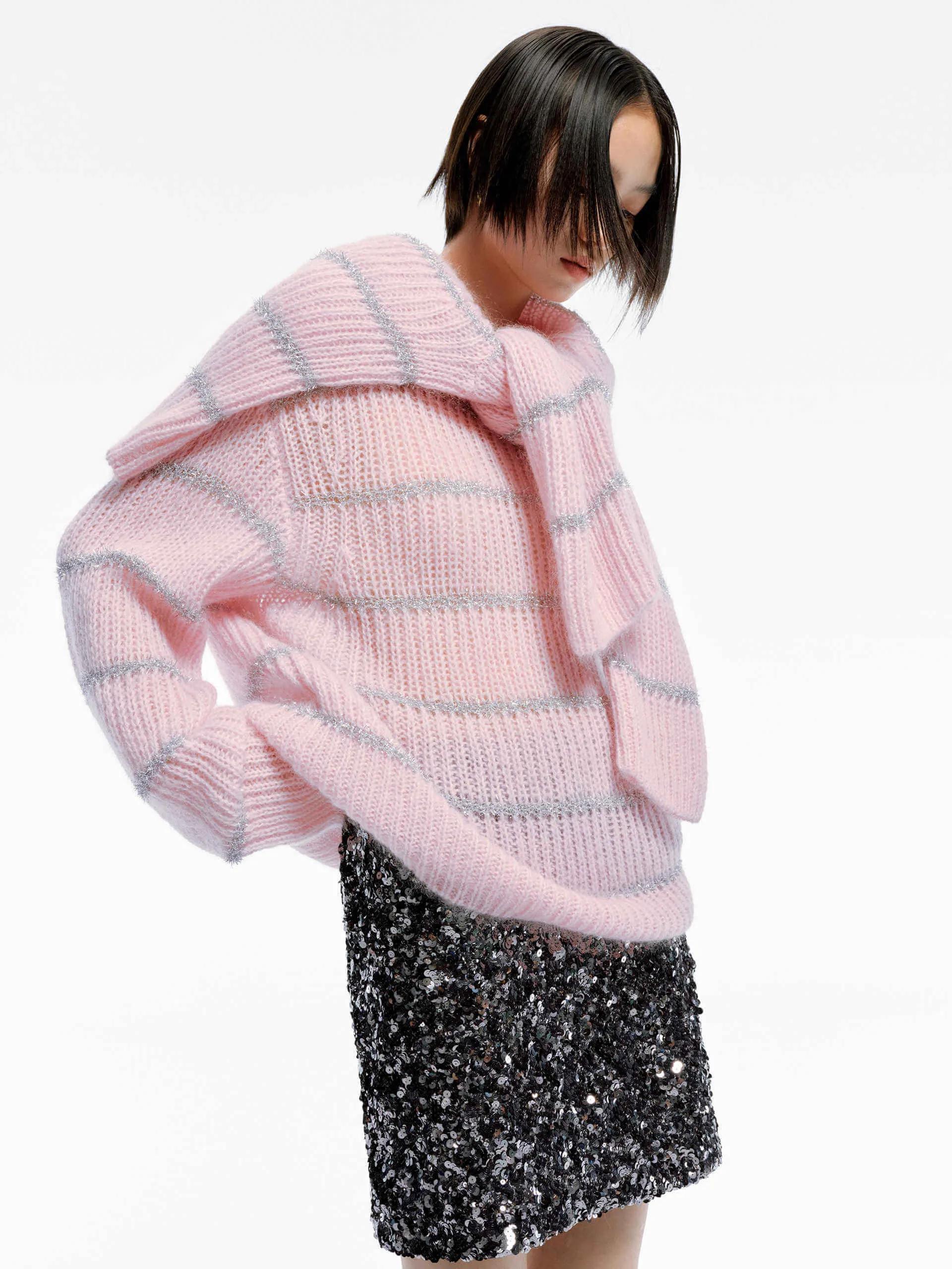 Wool Blend Loose Sweater