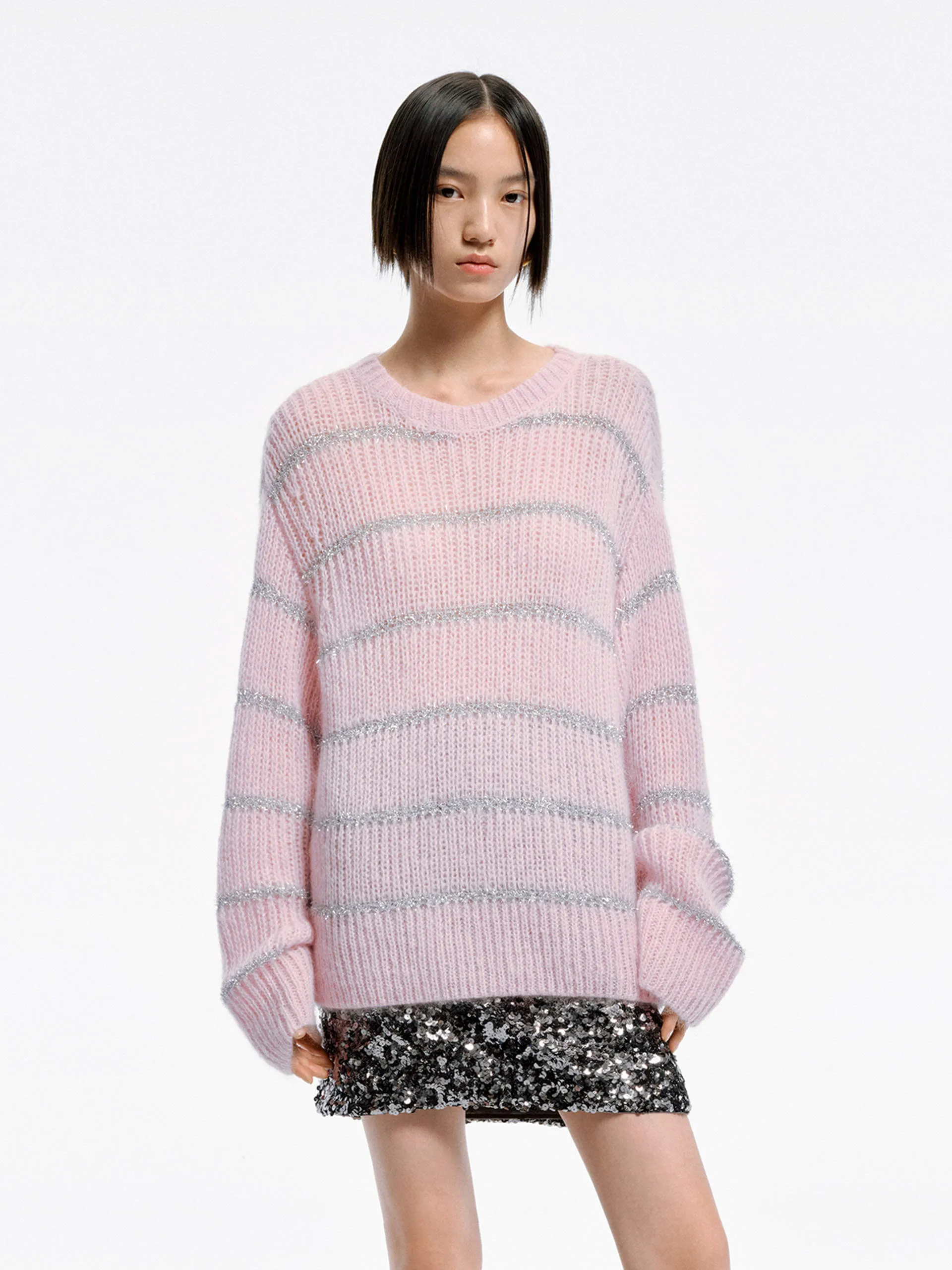 Wool Blend Loose Sweater