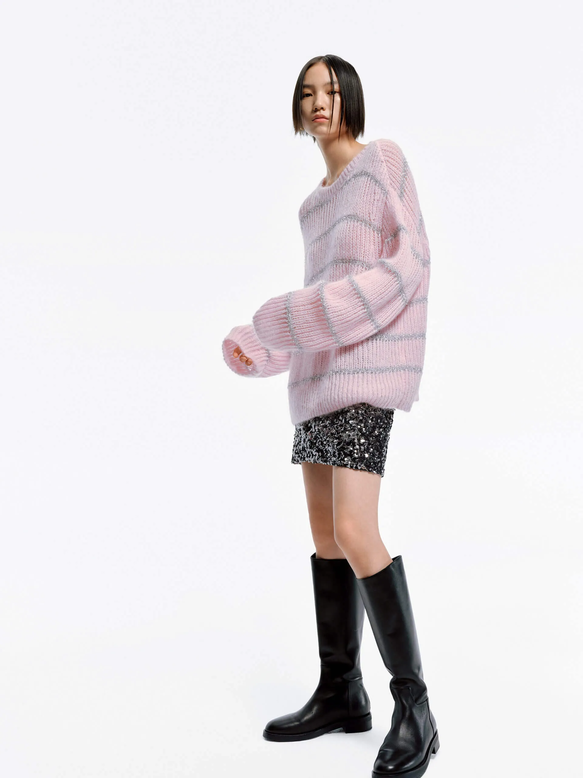 Wool Blend Loose Sweater