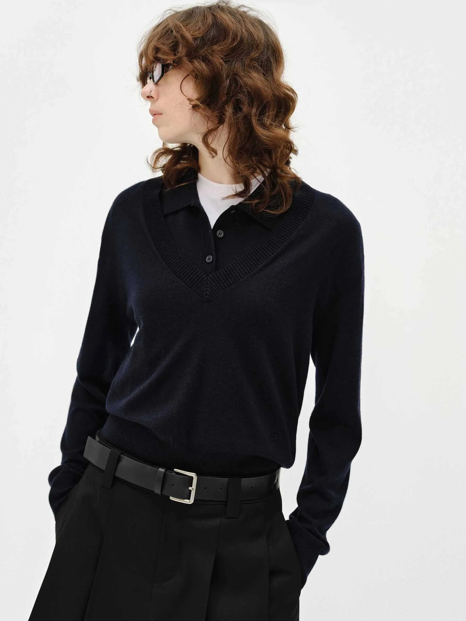 Wool Blend Sweater Set