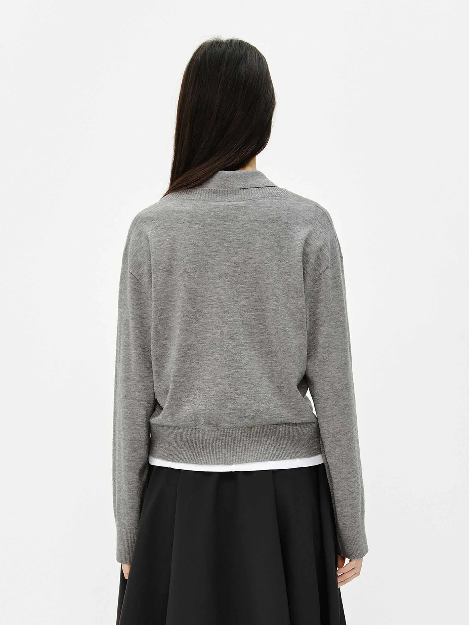 Wool Blend Sweater Set