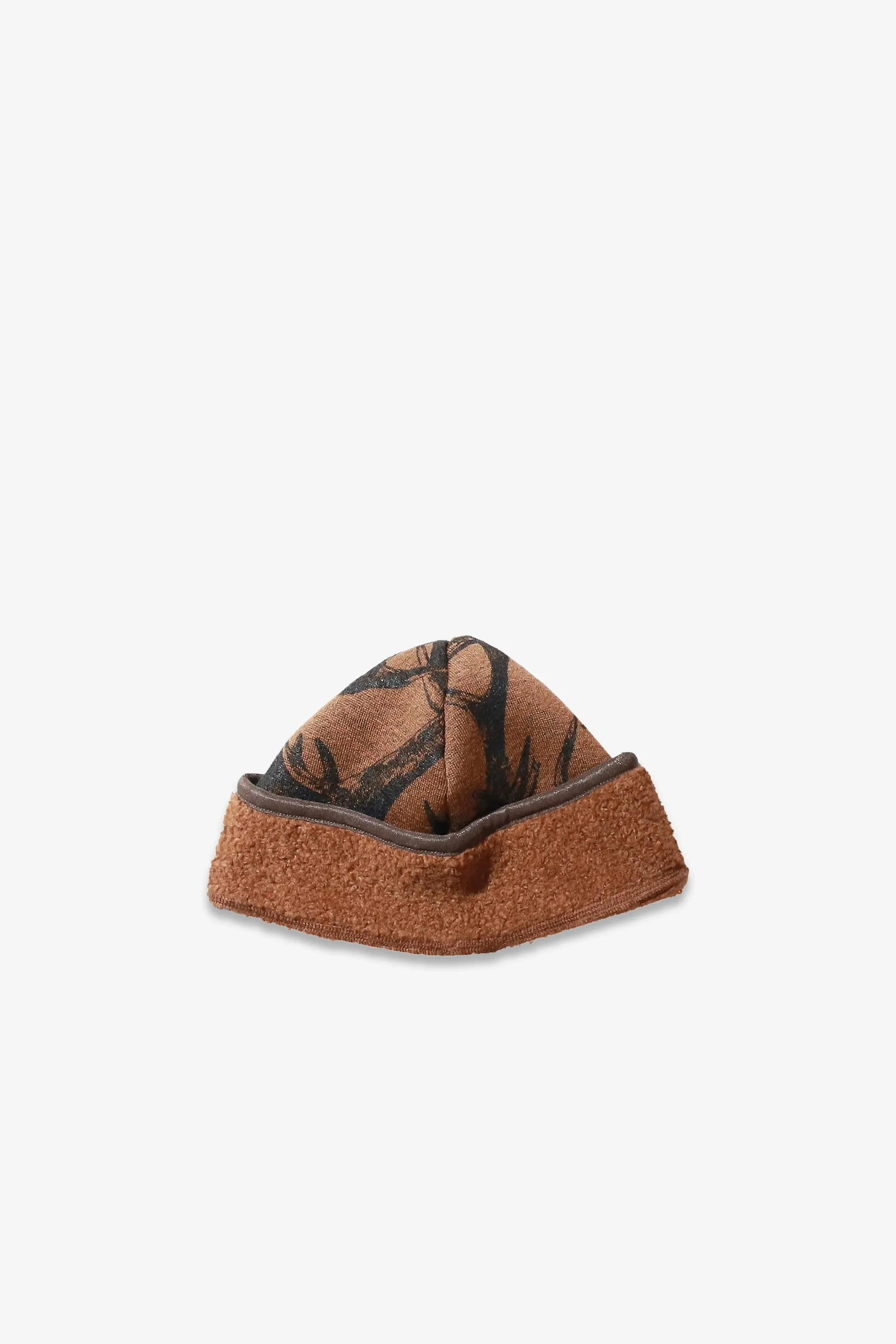 Wool Boa Cap Brown