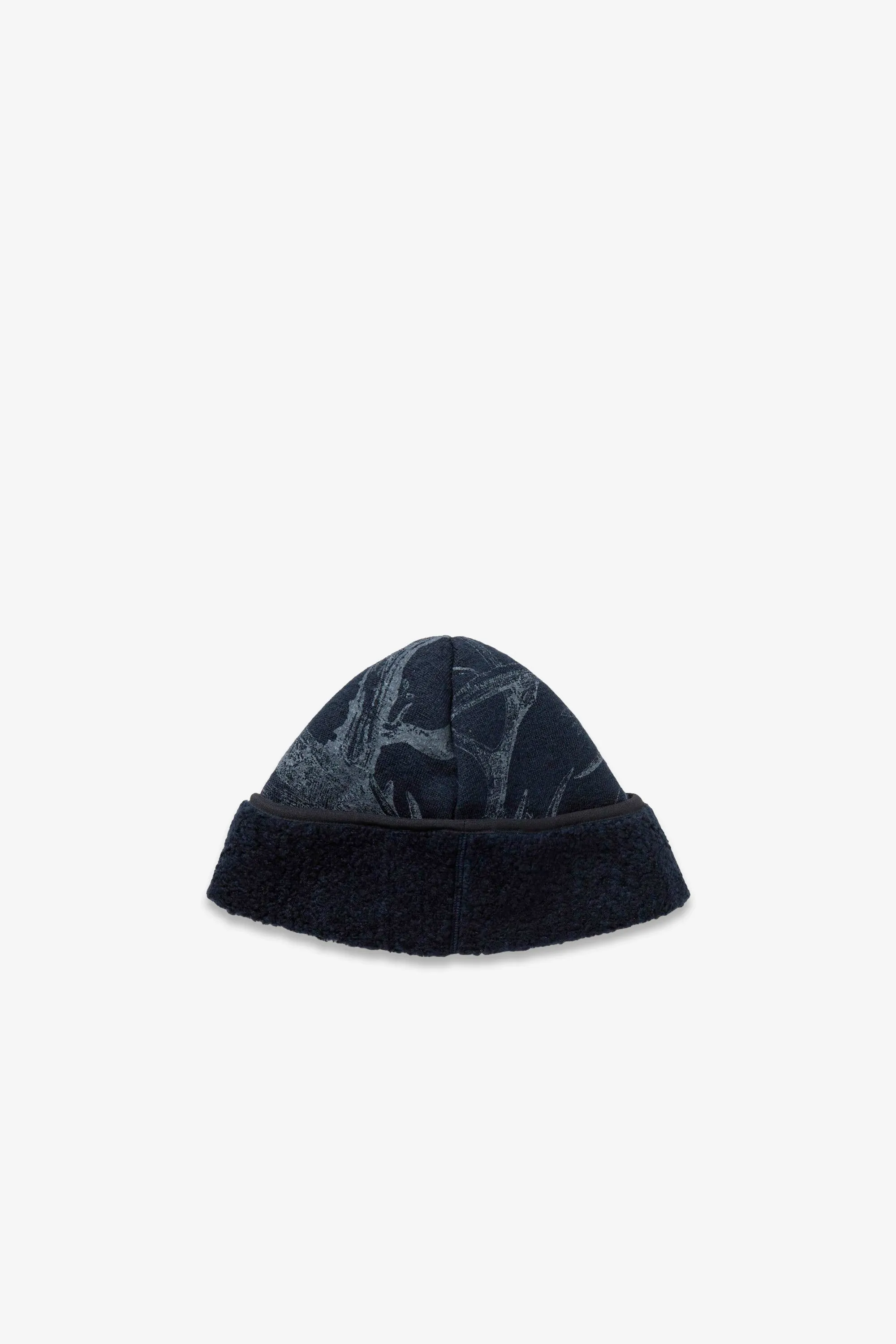 Wool Boa Cap Navy