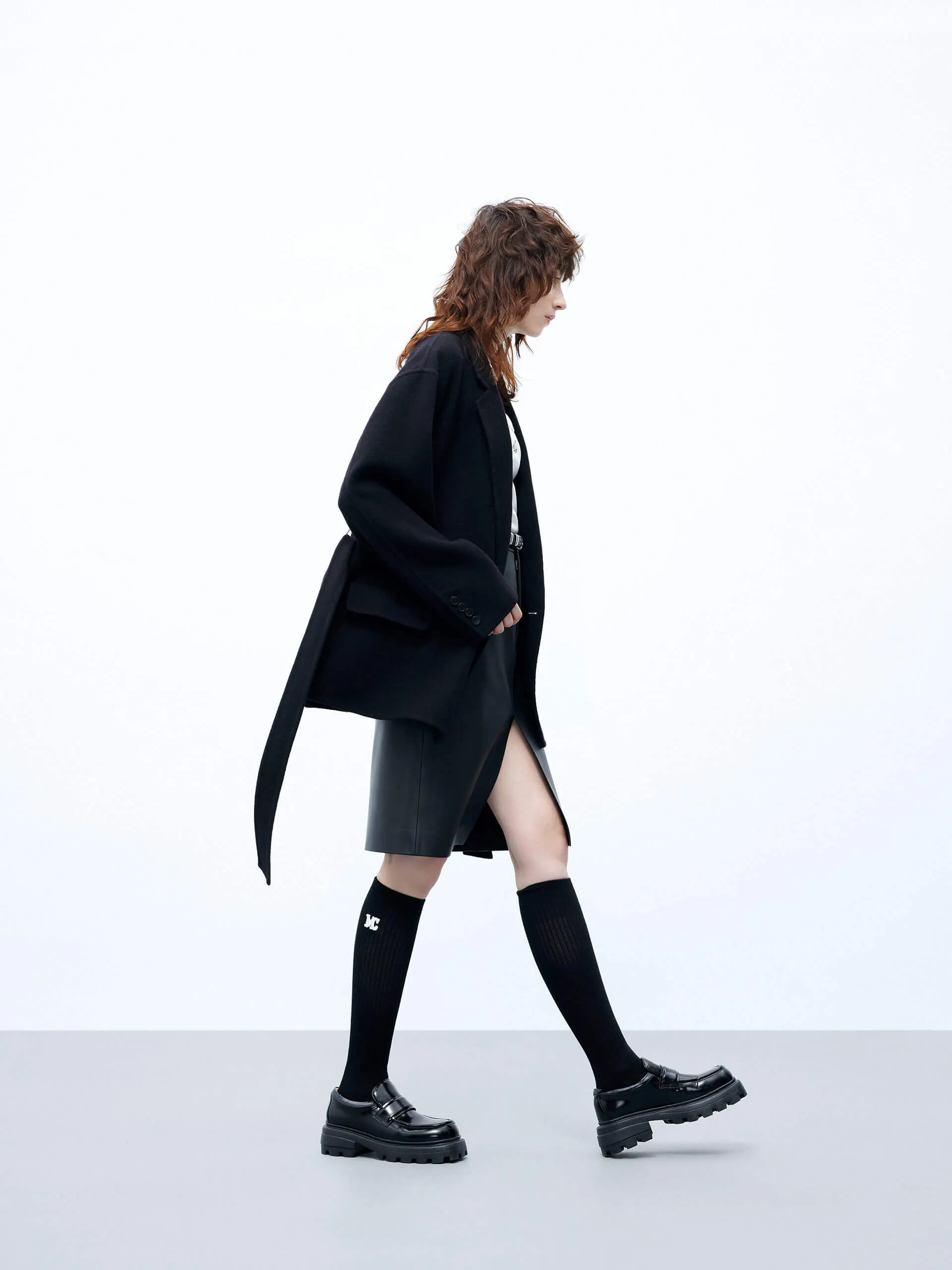 Wool Structured Blazer Coat