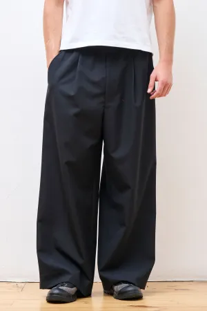 Wool Trousers Black