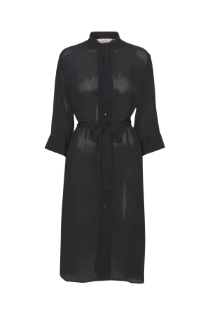 Yasemin Shirt Dress - Black