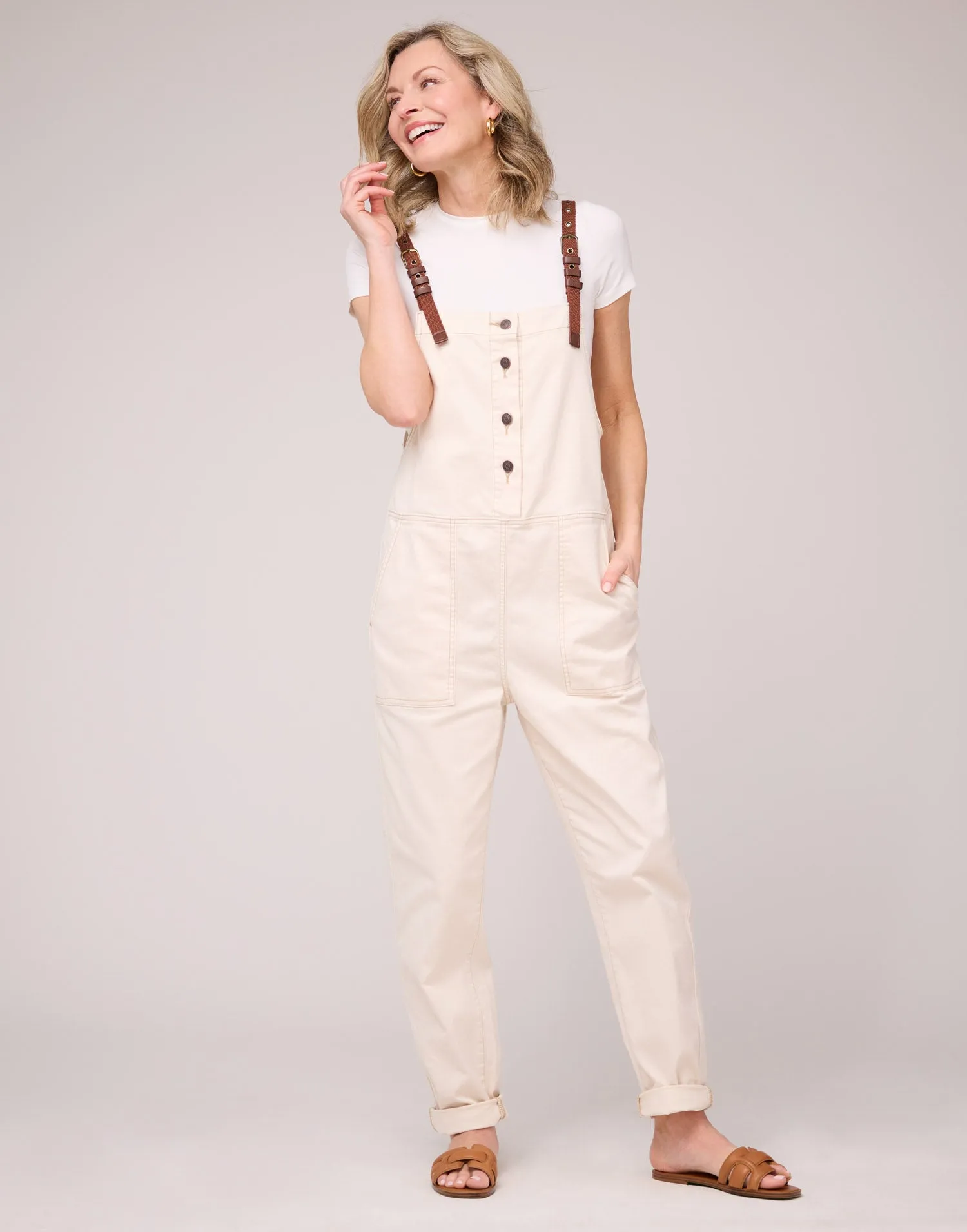 Yoga Jean Overall - Sand Bar