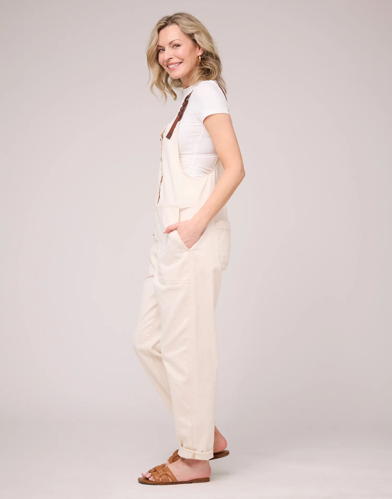 Yoga Jean Overall - Sand Bar